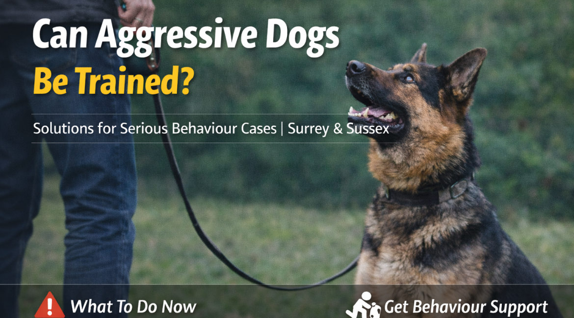 Can Aggressive Dogs Be Trained